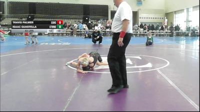 62 lbs Rr Rnd 3 - Travis Palmer, South Side Wrestling Club - K3 vs Isaac Guastella, CT Whale Humpback - K3