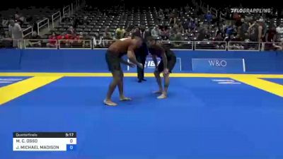 MICHELE C. OSSO vs JORDAN MICHAEL MADISON 2021 World IBJJF Jiu Jitsu No Gi Championship