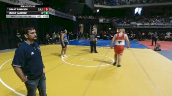 6A 285 lbs Champ. Round 1 - Jacob Ramirez, Grand Prairie vs Grant Bahnsen, Houston Clear Lake