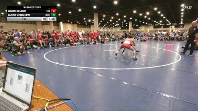 144 lbs Round 1 (6 Team) - Jacob Kershaw, North DeSoto Red vs Lewis Miller, OTC