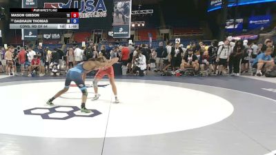 120 lbs Cons. Rd Of 64 - Mason Gibson, Texas vs Dashaun Thomas, Indiana
