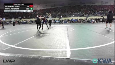 126 lbs Round Of 16 - Bryson Delousier, Kipp Tulsa vs Joshua Ashcroft, Locust Grove Youth Wrestling