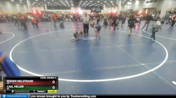 63 lbs Cons. Round 2 - Cael Miller, NE vs Romen Melstrand, WI