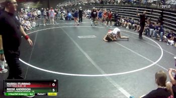 120 lbs Semis & 1st Wrestleback (8 Team) - Marisa Iturrino, Team Texas Blue vs Reese Anderson, Kansas Lavendar Dragon