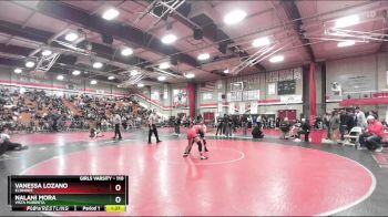 110 lbs Champ. Round 1 - Nalani Mora, Vista Murrieta vs Vanessa Lozano, Elsinore