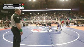4A-215 lbs 1st Place Match - Gage Robinson, Thunder Basin High School vs Lukas Balfanz, Campbell County