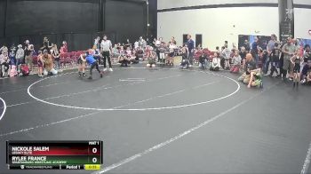 55 lbs 1st Place Match - RyLee France, Spartanburg Wrestling Academy vs Nickole Salem, Legacy Elite