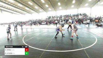 116 lbs Semifinal - Harley Miller, Hurricane Wr Ac vs Samuel Urioste, New Mexico Bad Boyz