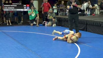 49 lbs Cons. Semis - Rodrick Waitkus, Team Tulsa Wrestling Club vs Axel Roberts, Bobcat Wrestling Club