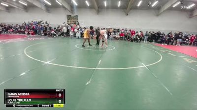 285 lbs Cons. Round 2 - Louis Trujillo, Pueblo East vs Isaias Acosta, Sand Creek