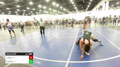 190 lbs Consi Of 8 #2 - Jacob Cruz, Live Training Systems vs Brian Story, No Team