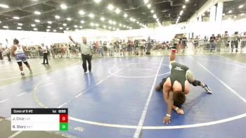 190 lbs Consi Of 8 #2 - Jacob Cruz, Live Training Systems vs Brian Story, No Team
