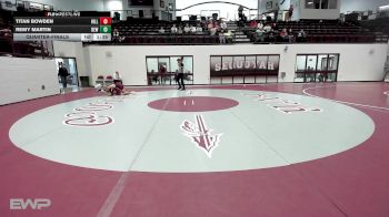 132 lbs Quarterfinal - Titan Bowden, Hilldale vs Remy Martin, Dewar High School