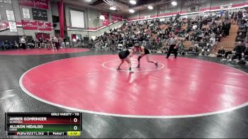 115 lbs Cons. Round 2 - Allison Hidalgo, Chino vs Amber Gomringer, Glendora