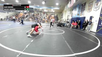138 lbs Cons. Round 2 - Alex Decker, Redondo Union vs Bayley Warren, South Torrance
