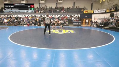 157 lbs Cons. Round 3 - Jake Romig, Ouachita Baptist vs Isaiah Nichols, Quincy