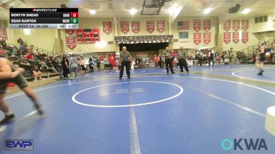 96 lbs Rr Rnd 1 - Bentyn Snead, Barnsdall Youth Wrestling vs Sean Barton, Warrior Wrestling Club