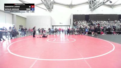 Semifinal - Samantha Larkin, Old Bridge vs Natalie Andrade, The Hunt Wrestling Club