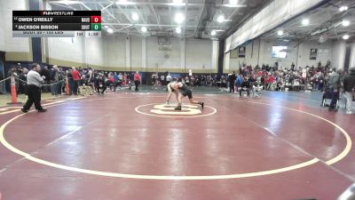 150 lbs Round Of 16 - Owen O'Reilly, Nauset vs Jackson Bisson, Southwick-Tolland