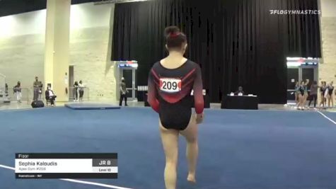 Sophia Kaloudis - Floor, Apex Gym #209 - 2021 USA Gymnastics Development Program National Championships