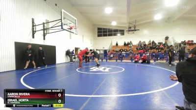 285 lbs Cons. Round 2 - Aaron Rivera, Chowchilla vs Israel Horta, El Diamante