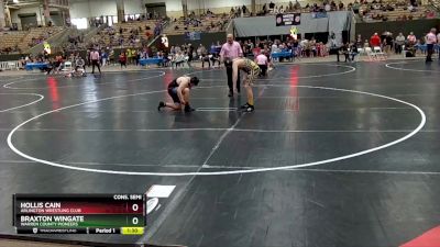 205 lbs Cons. Semi - Braxton Wingate, Warren County Pioneers vs Hollis Cain, Arlington Wrestling Club