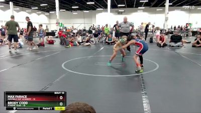 72 lbs Round 5 (6 Team) - Max Farace, Mayfield Mat Academy vs Brody Codd, Xtreme Team