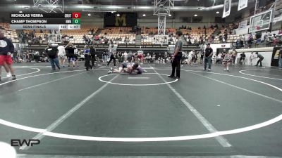 157 lbs Semifinal - Nicholas Verra, Crutchmer Wrestling vs Champ Thompson, HURRICANE WRESTLING ACADEMY