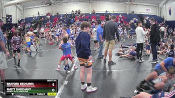 58 lbs Round 1 - Brayden Beshures, West Wateree Wrestling Club vs Rhett Marchant, Legacy Elite Wrestling