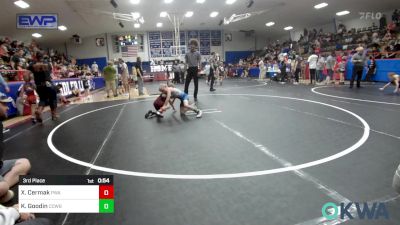 52 lbs 3rd Place - Xander Cermak, Perry Wrestling Academy vs Krue Goodin, Cowboy Wrestling Club