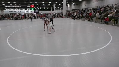 56 lbs Champ. Rd Of 16 - Brayden Ringelstetter, MN Elite Wrestling Club vs Finnegan Moehle, Team Central Wrestling Club