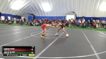120 lbs Round 1 (10 Team) - Bryce Glaze, Death Sq vs Logan Haer, Terps