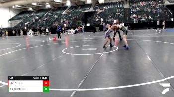 144 lbs 5th Place Match - Mario Ortiz, Sedgwick County vs Isaac Eckert, Elkhorn Valley Wrestling Club