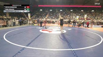 4A-113 lbs Champ. Round 1 - Finn Stalick, Sheridan vs Pryce Wiginton, Riverton