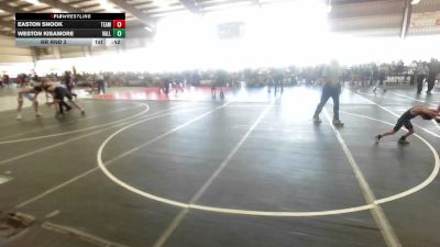 42 lbs Rr Rnd 2 - Easton Snook, Team Real Life vs Weston Kisamore, Valley Bad Boys