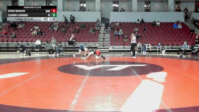 157 lbs Consi Of 8 #1 - Evan Mason, Unaffiliated vs Caden Carnes, Presbyterian