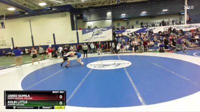 149 lbs Cons. Round 2 - Kolin Little, Harper College vs Jared Gumila, North Central College