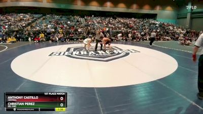 120 lbs 1st Place Match - Anthony Castillo, Central vs Christian Perez, Del Oro