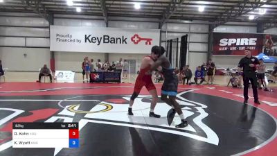 82 kg 7th Place - Dylan Kohn, Virginia vs Kennedy Wyatt, Knights RTC
