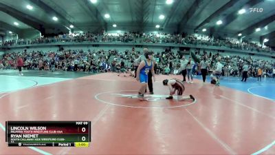 120 lbs Cons. Round 2 - Lincoln Wilson, Palmyra Youth Wrestling Club-AAA vs Ryan Niemet, South Callaway Kids Wrestling Club-AA