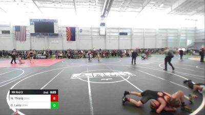 86 lbs Rr Rnd 3 - Nixen Thiele, Coachella Valley WC vs Oliver Leitz, Dominate WC