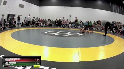 70 lbs Semis & 1st Wrestleback (8 Team) - Waylon Norris, Team Batty vs Leo Forbes, Triumph
