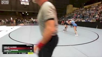 110 lbs Semifinal - Ashley Alonso, Dodge City vs Charly Goodwin, Junction City