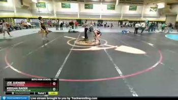 138 lbs Cons. Semi - Joe Juenger, Rapid City Stevens vs Keegan Rager, Sheridan Wrestling Club