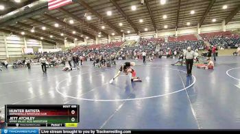 118 lbs Quarterfinal - Jett Atchley, Upper Valley Aces Wresstling vs Hunter Batista, Diamondville Wrestling Club