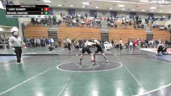 132 lbs Cons. Round 3 - Cory Schimpf, Faith Lutheran vs Michael Sanchez, Bonita Vista