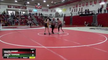 170 lbs Cons. Round 3 - Kalista Emmert, Fulton (H.S.) vs Gracee Tompkins, Midland