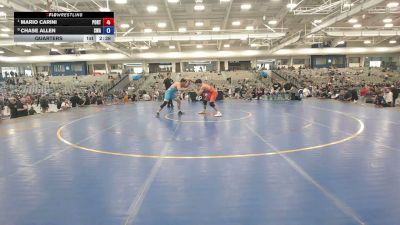 190 lbs Quarters - Mario Carini, Poway RTC vs Chase Allen, Sanderson Wrestling Academy