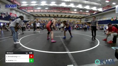 Rr Rnd 3 - Jaxtyn Armstrong, Plainview Youth Wrestling Club vs Edmond Evans, Standfast OKC