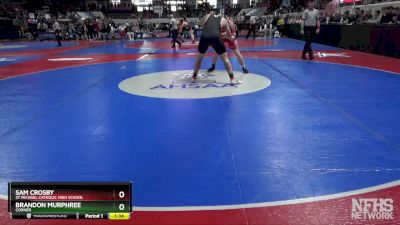 1A-4A 215 Champ. Round 1 - Sam Crosby, St Michael Catholic High School vs Brandon Murphree, Corner